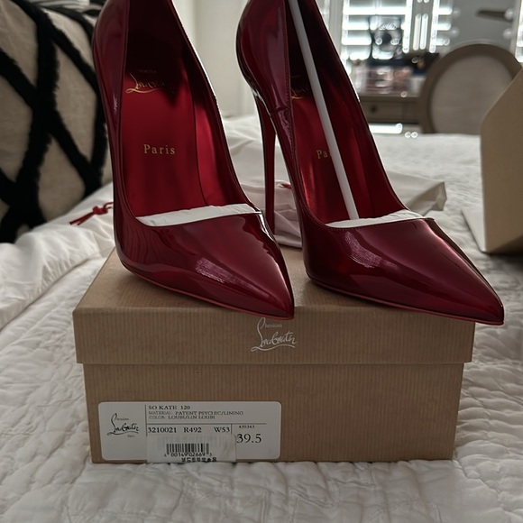Christian Louboutin So Kate 120 patent leather red pump - Picture 8 of 11